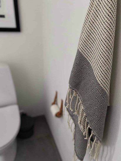 Hamam håndklæde – Dot – 90x180 - VIAMAJA.DK