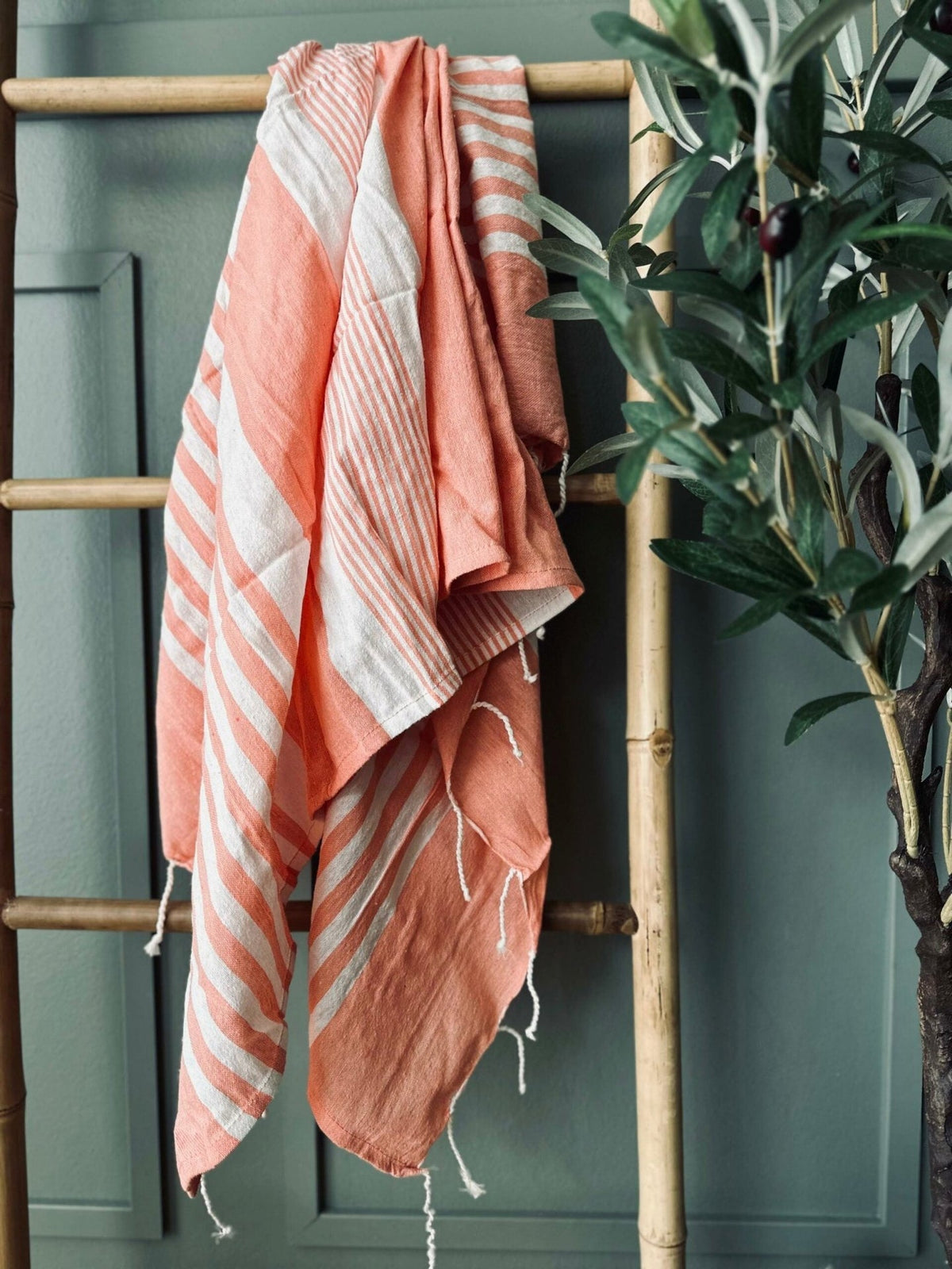 Hammam håndklæde – Coral - VIAMAJA.DK