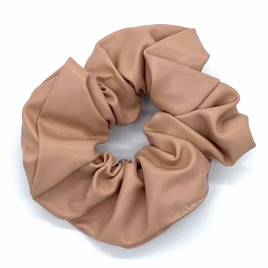 Hår elastik – Scrunchie Rose læder - VIAMAJA.DK