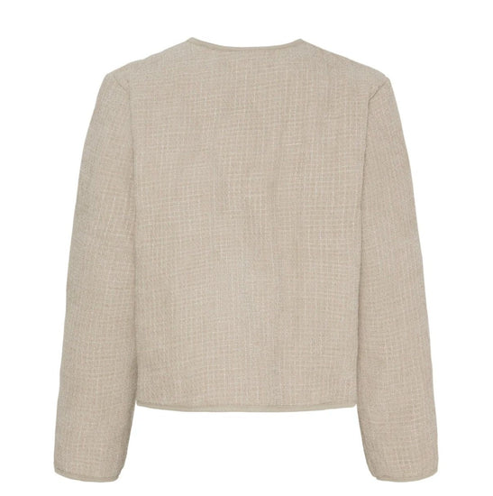Jakke Quilt beige - VIAMAJA.DK