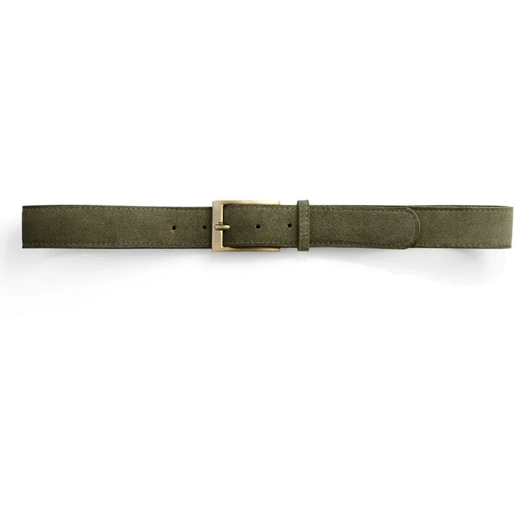 Belte Jeans - Army – Semsket skinn