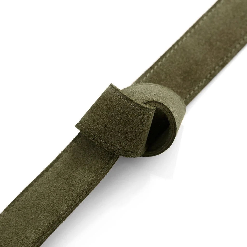 Belte Jeans - Army – Semsket skinn