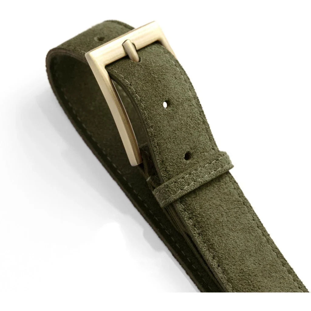 Belte Jeans - Army – Semsket skinn