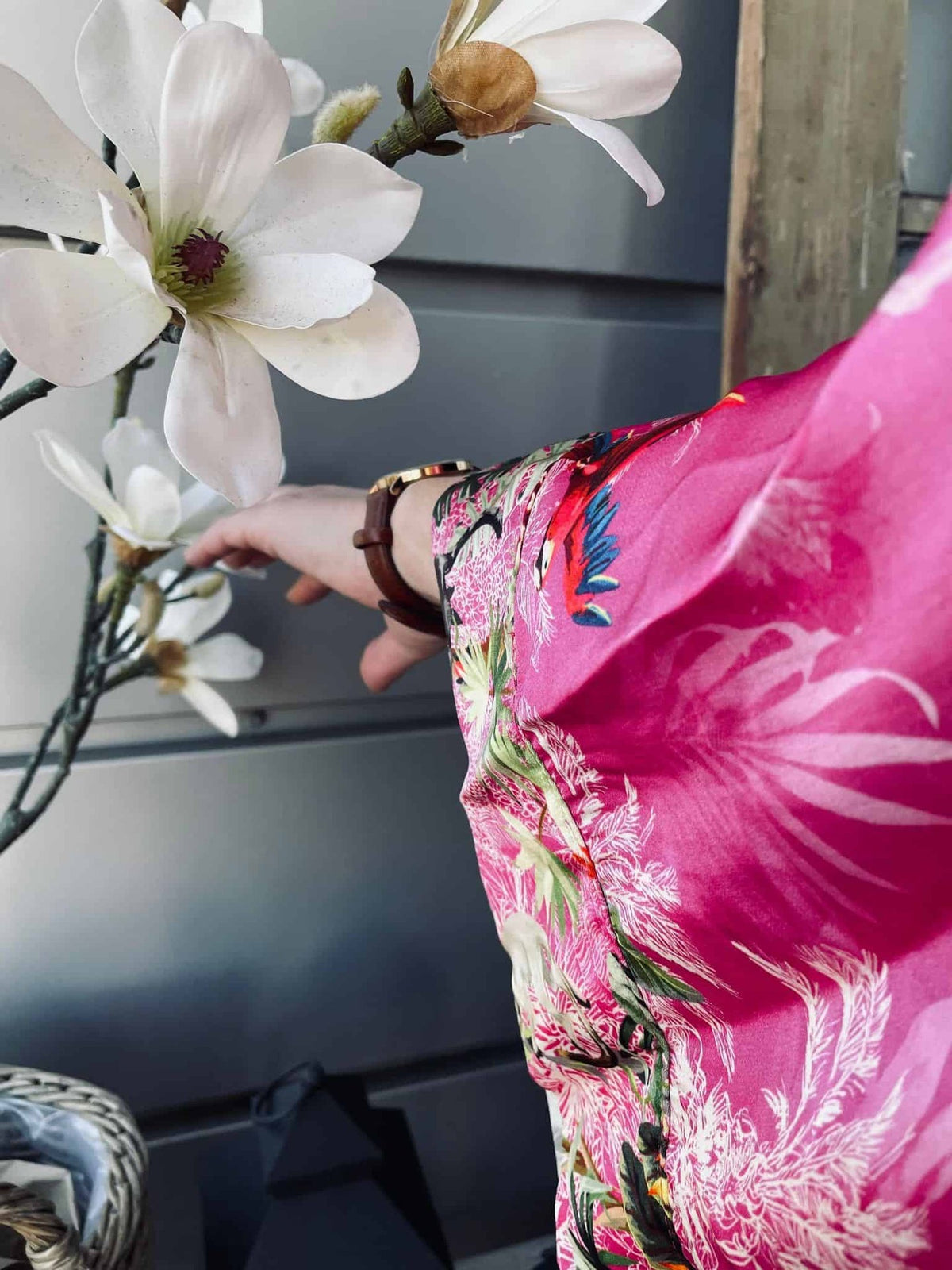 kimono WILD PINK - VIAMAJA.DK
