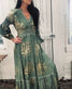 Kjole – Green / gold - VIAMAJA.DK