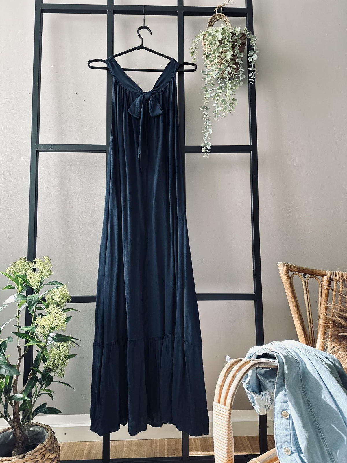 Kjole – Summer Navy - VIAMAJA.DK