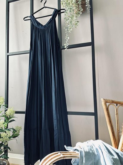 Kjole – Summer Navy - VIAMAJA.DK