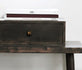 Konsolbord / Skrivebord - Sortbejdset mangotræ - VIAMAJA.DK