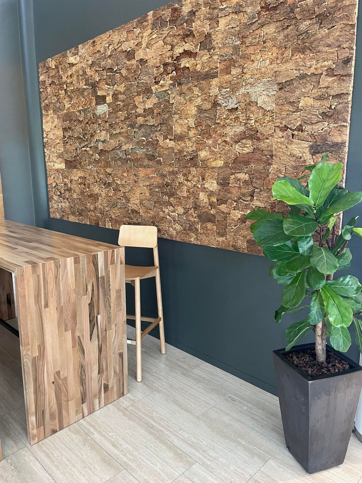 Korkplade deluxe 30x60 - Varm brun - VIAMAJA
