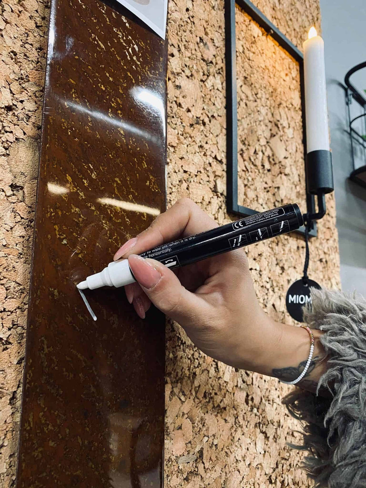 Kridt marker- 4 mm // Hvid - VIAMAJA.DK