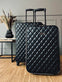Kuffert sæt af 2 stk - Black Quilted - VIAMAJA.DK