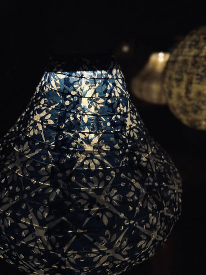 Lampe med solceller Pear – SUMMER BLUE - VIAMAJA.DK