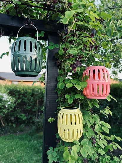 Lanterne med solceller – Yellow summer - VIAMAJA.DK
