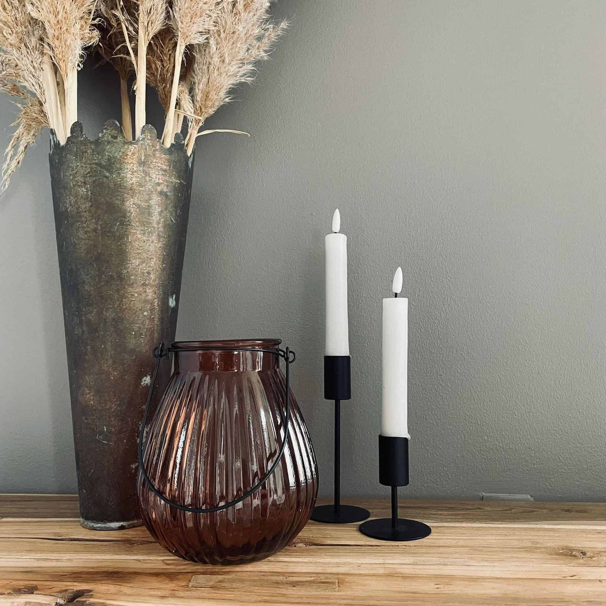 Lanterne – Rillet glas Gylden - VIAMAJA.DK
