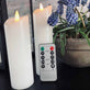 LED Bloklys - 15cm med 3d væge - VIAMAJA.DK