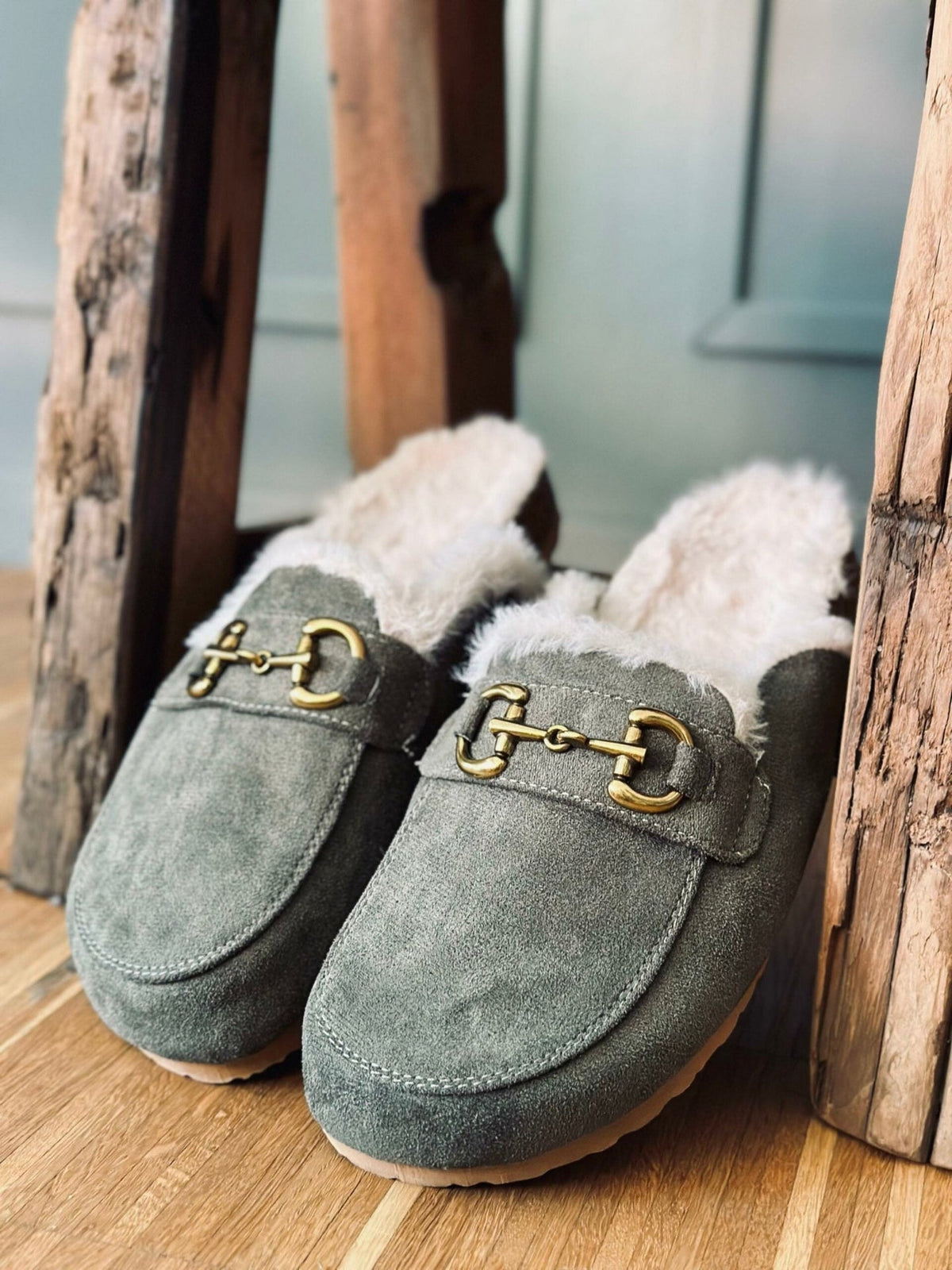 Loafers – Dusty green - VIAMAJA.DK