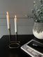 Lysestage - Dobbelt guld assorteret - VIAMAJA.DK