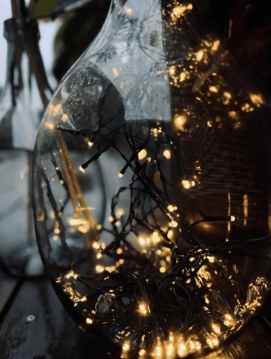 Lyskæde 160 LED med dobbelt timer - Til inde og ude - VIAMAJA.DK