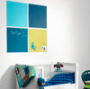 Magnetisk glastavle Aqua grønn– 45×45