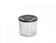 Marmeladeglas m. sort stjerne låg - 120ml - VIAMAJA.DK