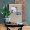 Oppslagstavle - Hessian med naturramme 60x80
