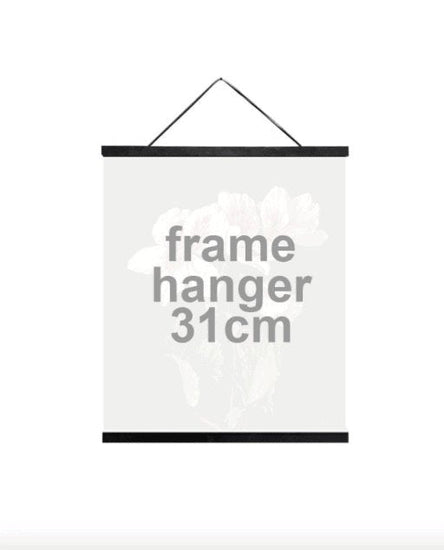 Plakat ophæng med lædersnor – 31cm - VIAMAJA.DK