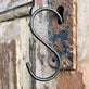 S-Krog i sort metal - 1 stk - VIAMAJA.DK