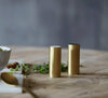 Salt- og peppersett - Messing og marmor