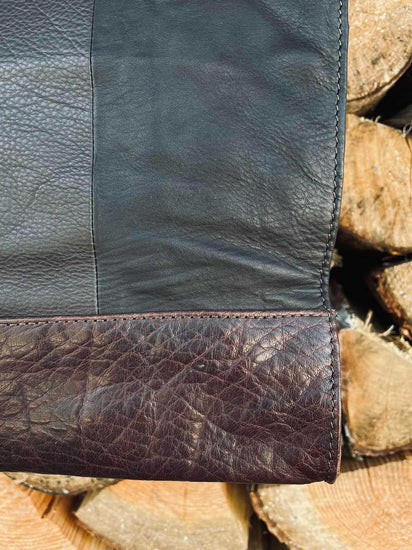 Shopper i kraftig recycling læder – Brown - VIAMAJA.DK