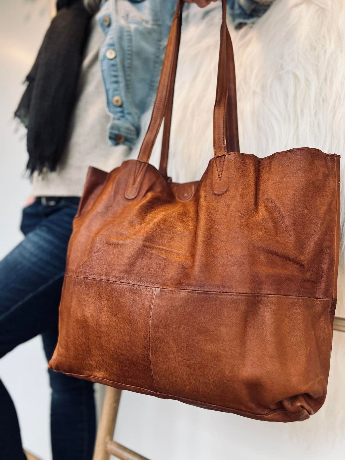 Shopper - JUDITH Walnut - VIAMAJA.DK