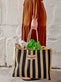 Shopper Sort striber - VIAMAJA.DK