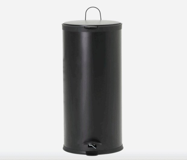 Skraldespand - Sort / 30 Liter - VIAMAJA.DK