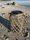 Solcelle lanterne - Glas og jute - VIAMAJA.DK