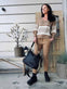 Strik Oversize Alma Camel - VIAMAJA.DK