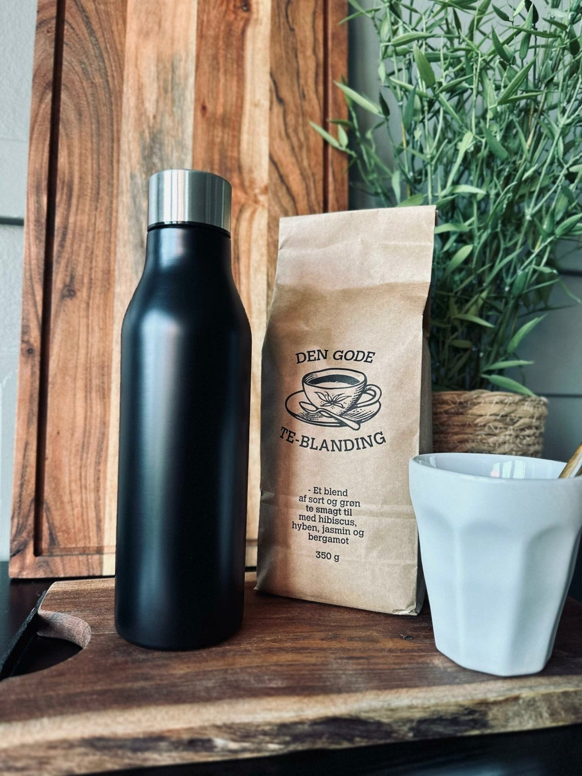 Termoflaske 450 ml – Black - VIAMAJA.DK