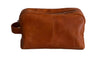 Toalettveske i Cognac-skinn – Unisex