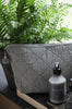 Toalettmappe quiltet green mist