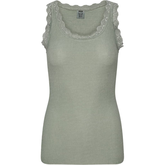 Top med blonde – Lys Army L/XL - VIAMAJA.DK