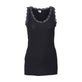 Top med blonde - Sort S/M - VIAMAJA.DK