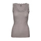 Top med blonde – Taupe - VIAMAJA.DK