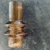 Vase i ravfarget glass