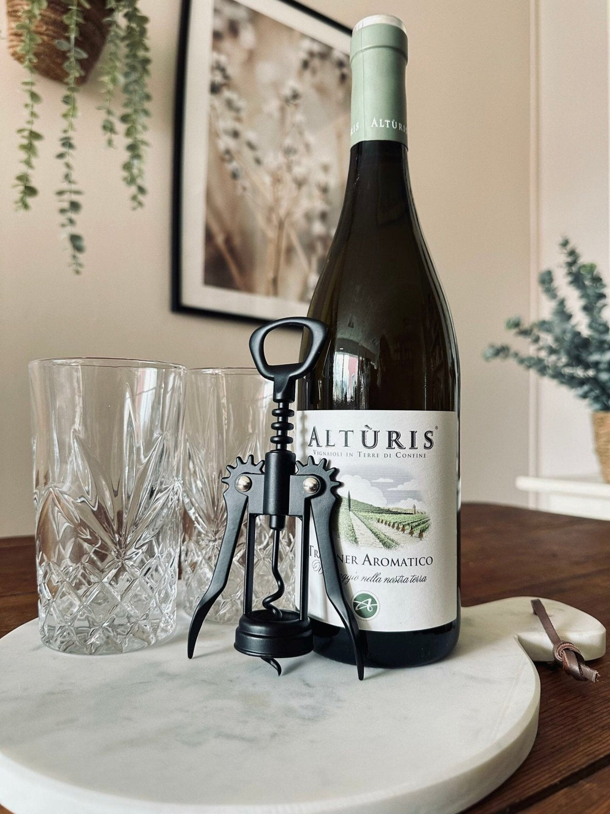Vinoplukker - Sort metal - VIAMAJA.DK