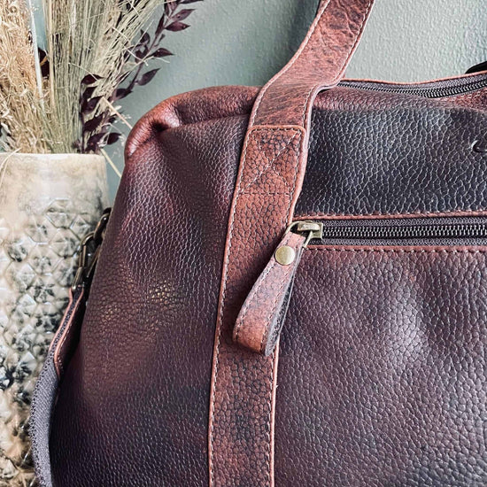 Weekendtaske – Deluxe Vintage Brown - VIAMAJA.DK