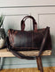 Weekendtaske - MILANO Vintage brown - VIAMAJA.DK