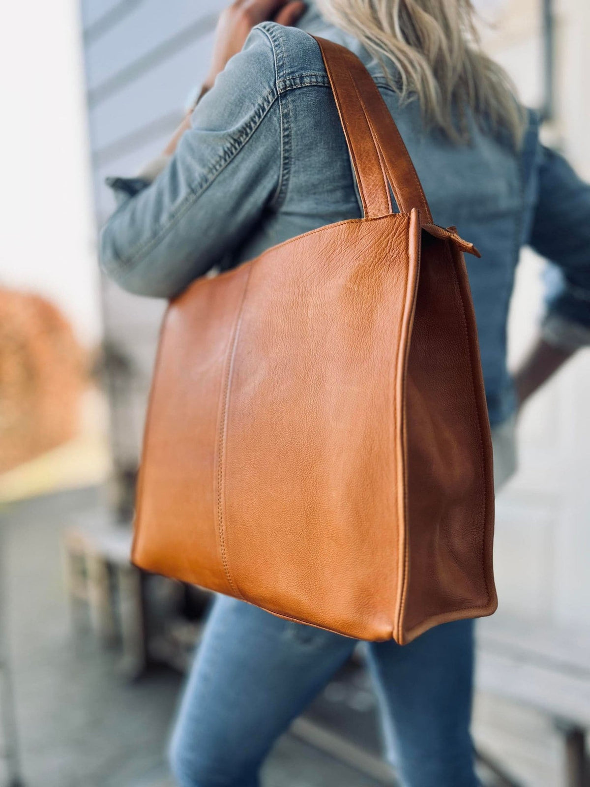 Work / Shopper - Lisa Cognac - VIAMAJA.DK